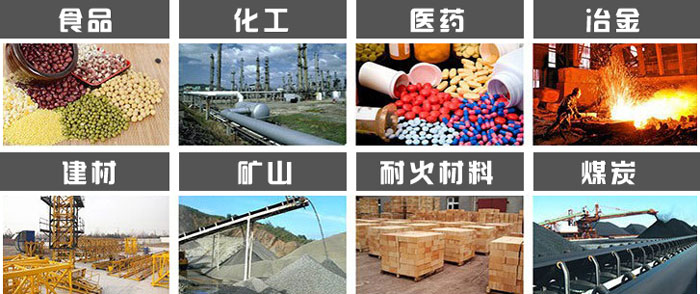直径1000型绿巨人成人网站使用的行业:食品，化工，医药，冶金，建材，矿山，耐火材料，煤炭等行业。