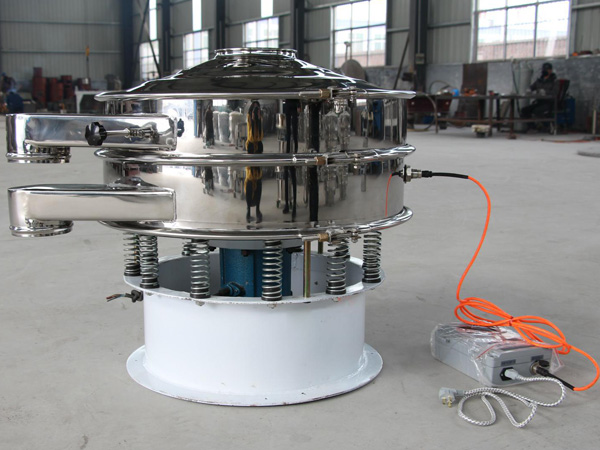 超声波旋振筛加装超声波换能器实现超细物料的筛分与除杂。